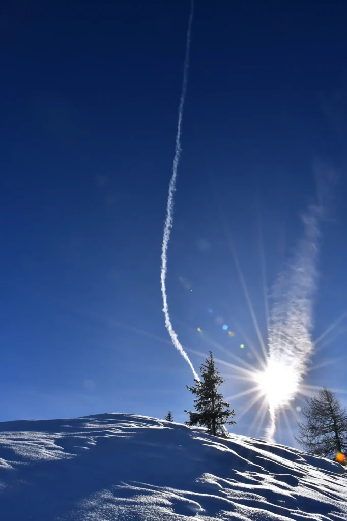 Montagne enneigée